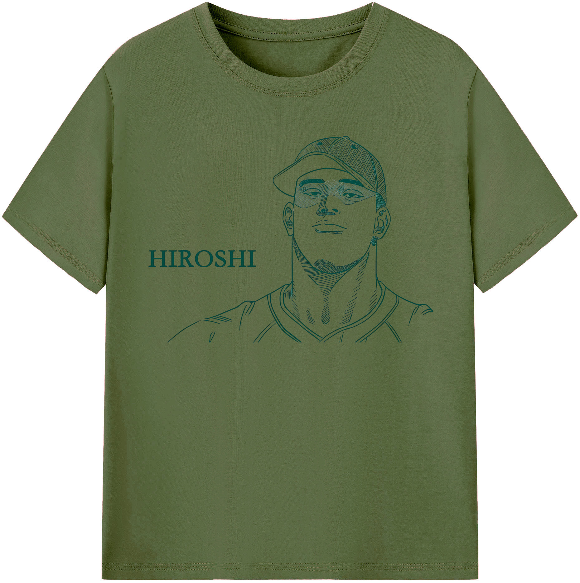 SLAM DUNK／スラムダンク 綿100％半袖Tシャツ（フロントプリント）